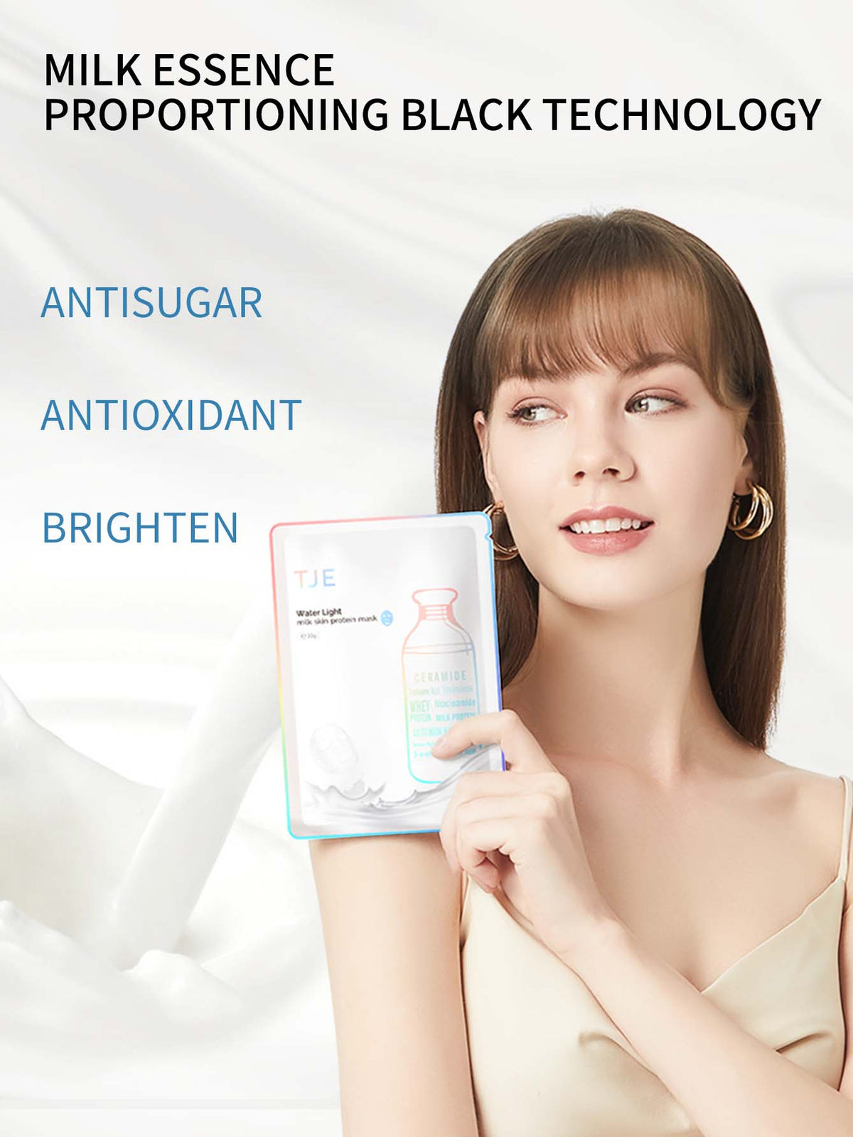 TJE Moisturizing Milk Skin Protein  Mask